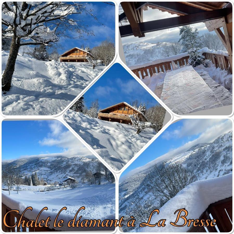 Chalet Spa Le Diamant Nathalie Mn La Rouge La Bresse Dış mekan fotoğraf